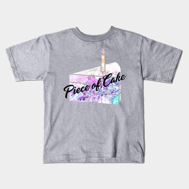 Piece of Cake Kids T-Shirt by Leroy Binks